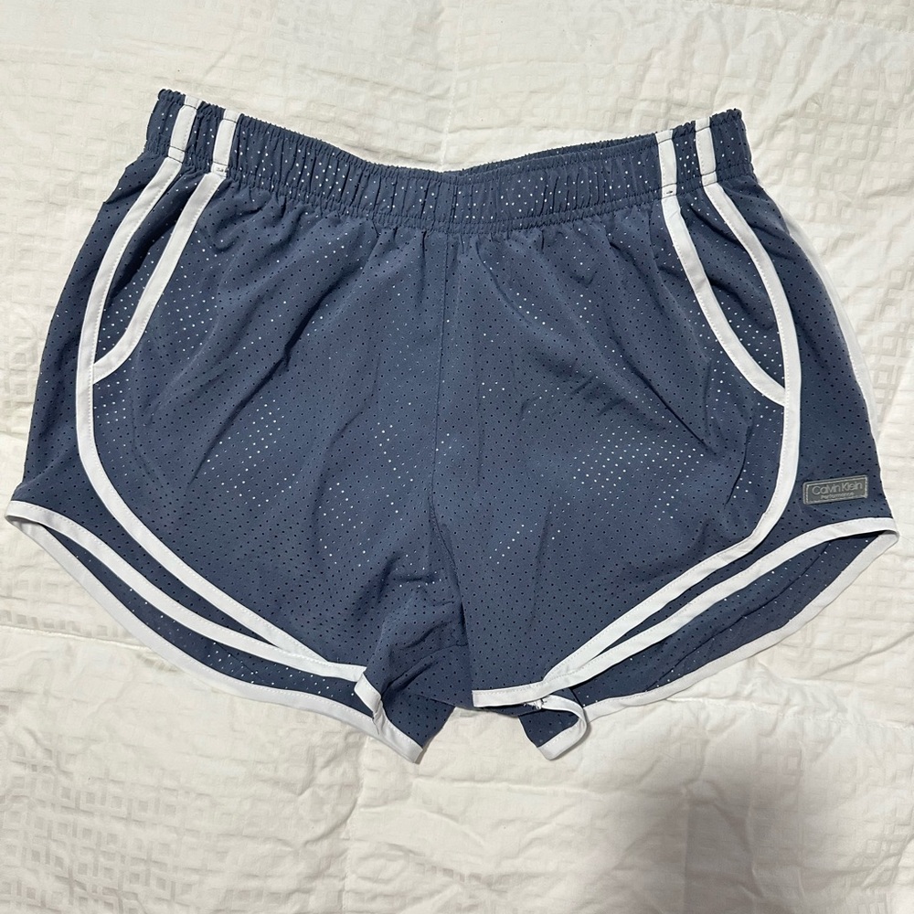 Calvin Klein Performance Blue Athletic Shorts